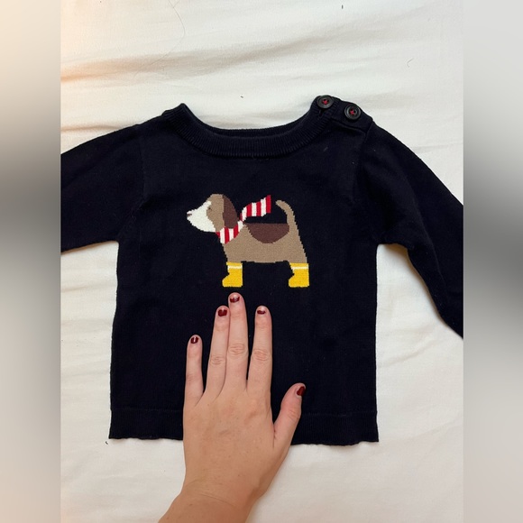 Jacadi Other - FINAL PRICE - LAST 3 DAYS Jacadi Paris Dog in Rainboots Sweater